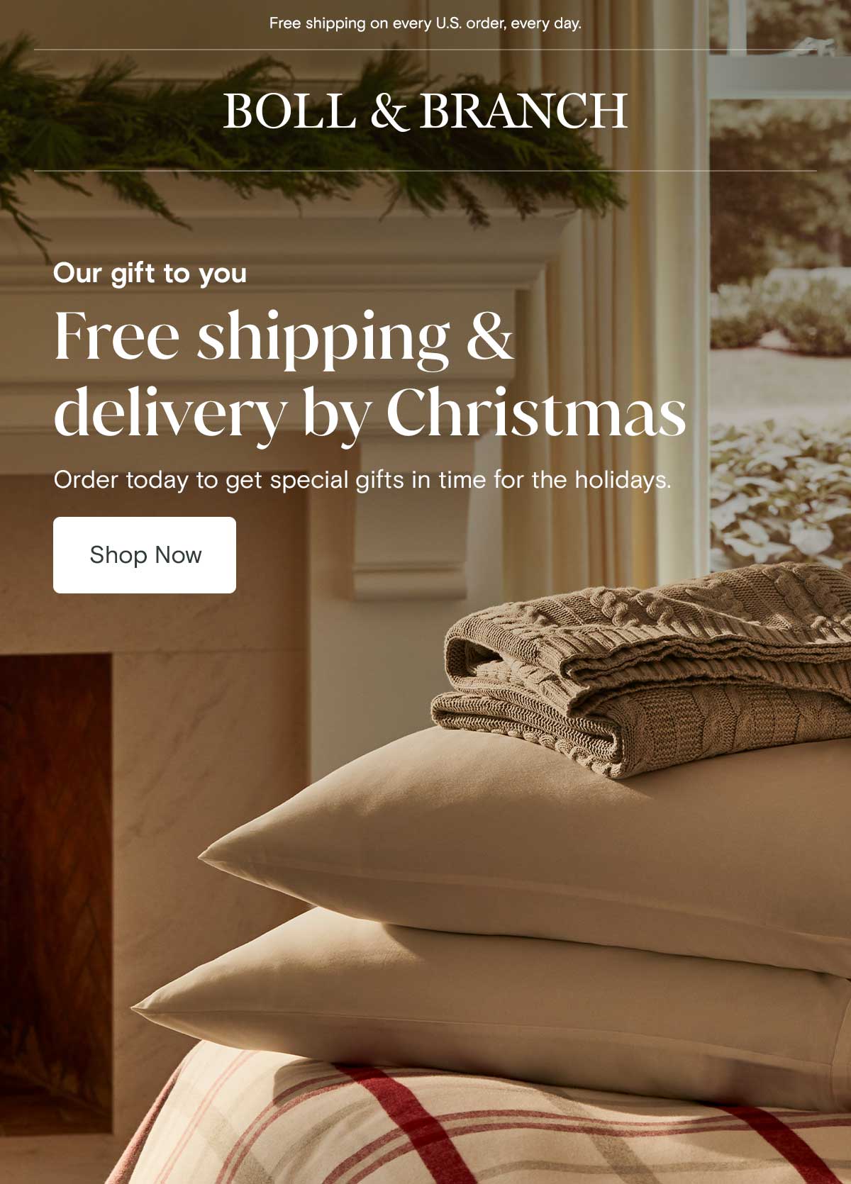 Free shipping on every U.S. order, every day. Free shipping & delivery by Christmas. Order today to get special gifts in time for the holidays. Shop Now