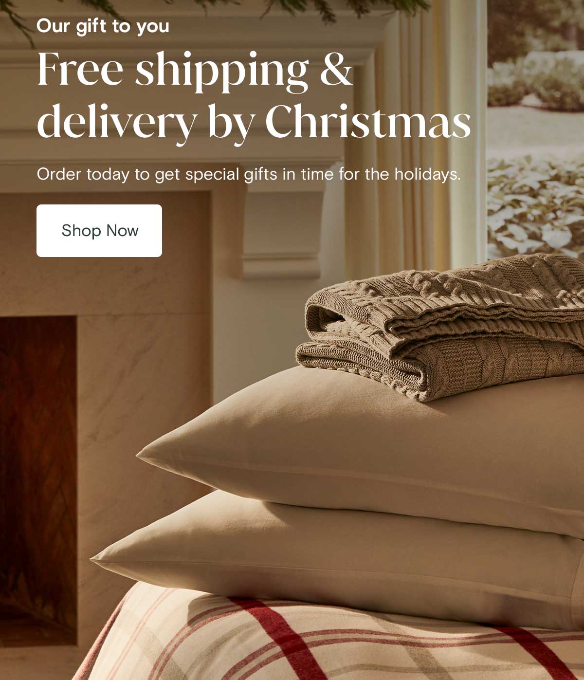 Our gift to you | Free shipping & delivery by Christmas. Order today to get special gifts in time for the holidays. Shop Now