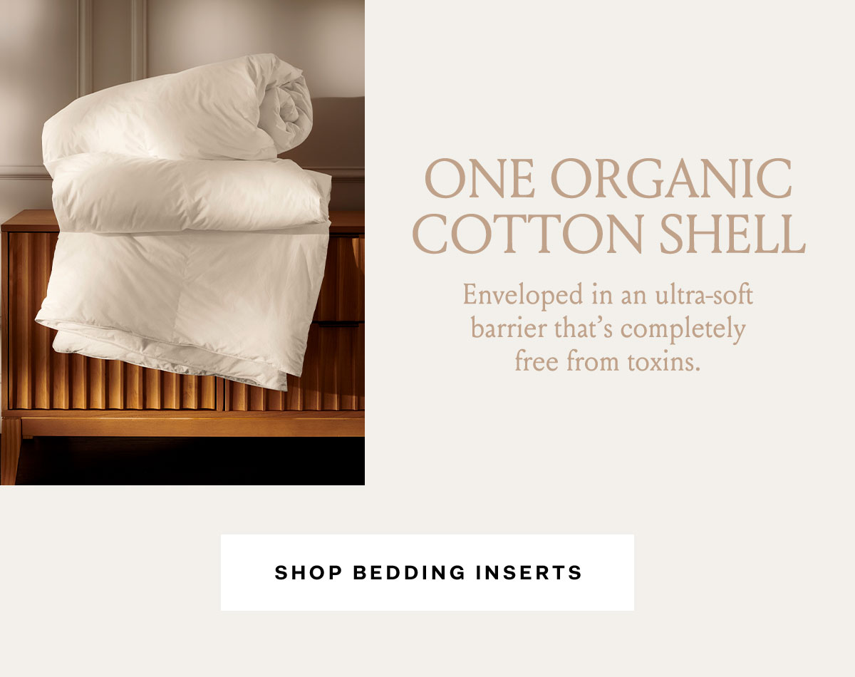 ONE ORGANIC SHEET | Enveloped in an ultra-barrier that's completely free from toxins.
