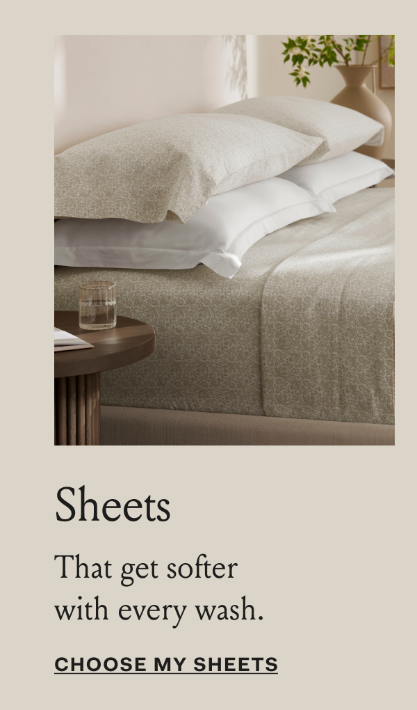 Sheets That Get Softer With Every Wash Choose My Sheets