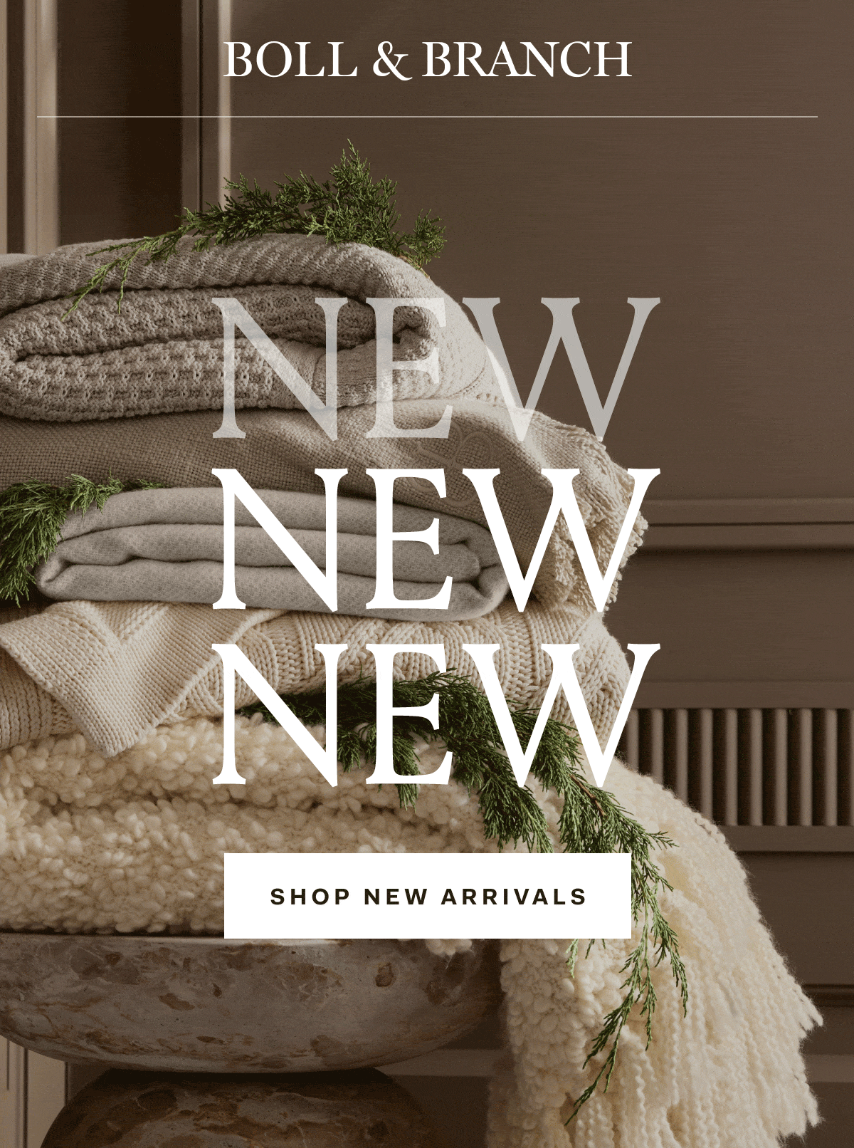 BOLL & BRANCH NEW NEW NEW SHOP NEW ARRIVALS