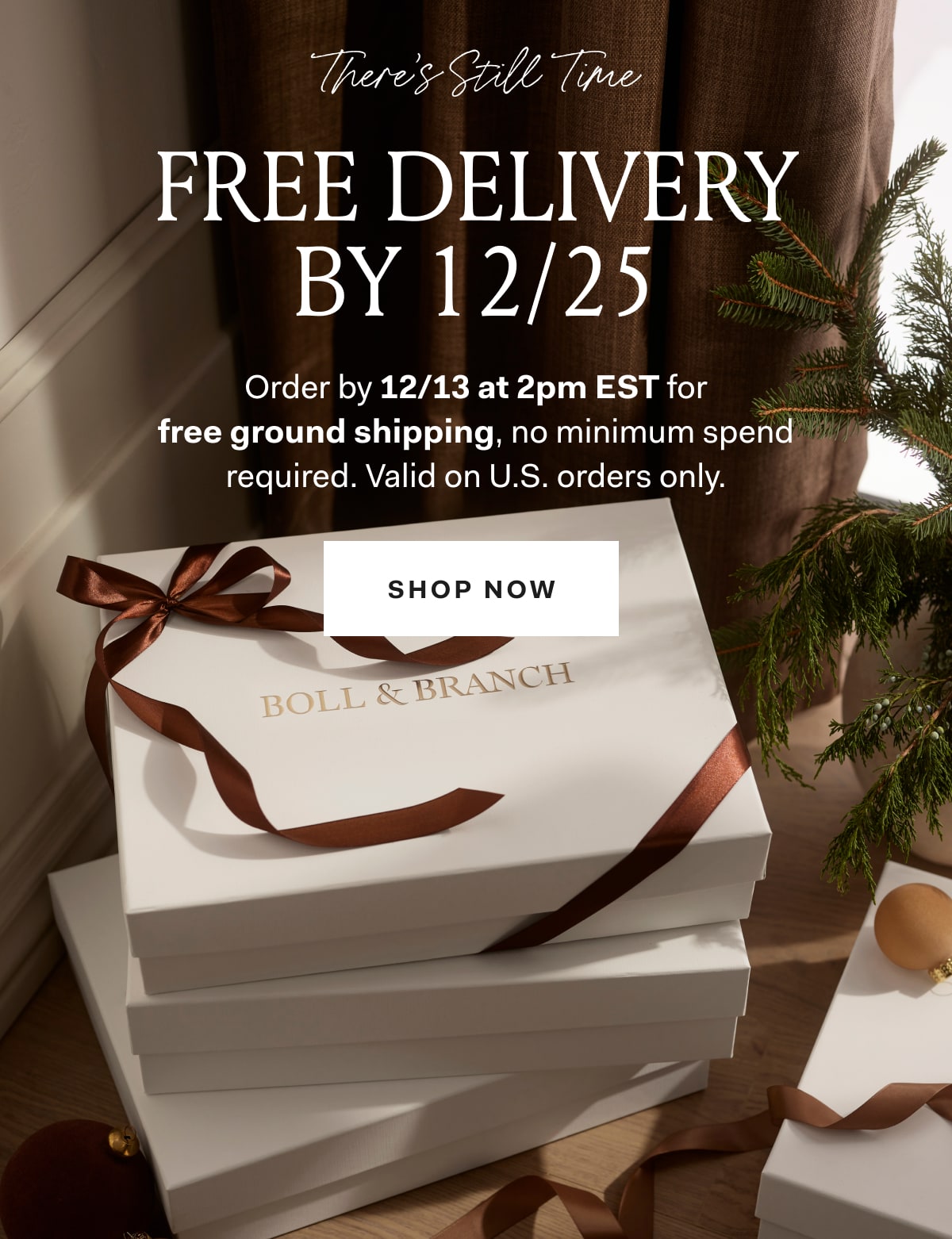 There's Still Time FREE DELIVERY BY 12/25 Order by 12/13 at 2pm EST for free ground shipping, no minimum spend required. Valid on U.S. orders only.