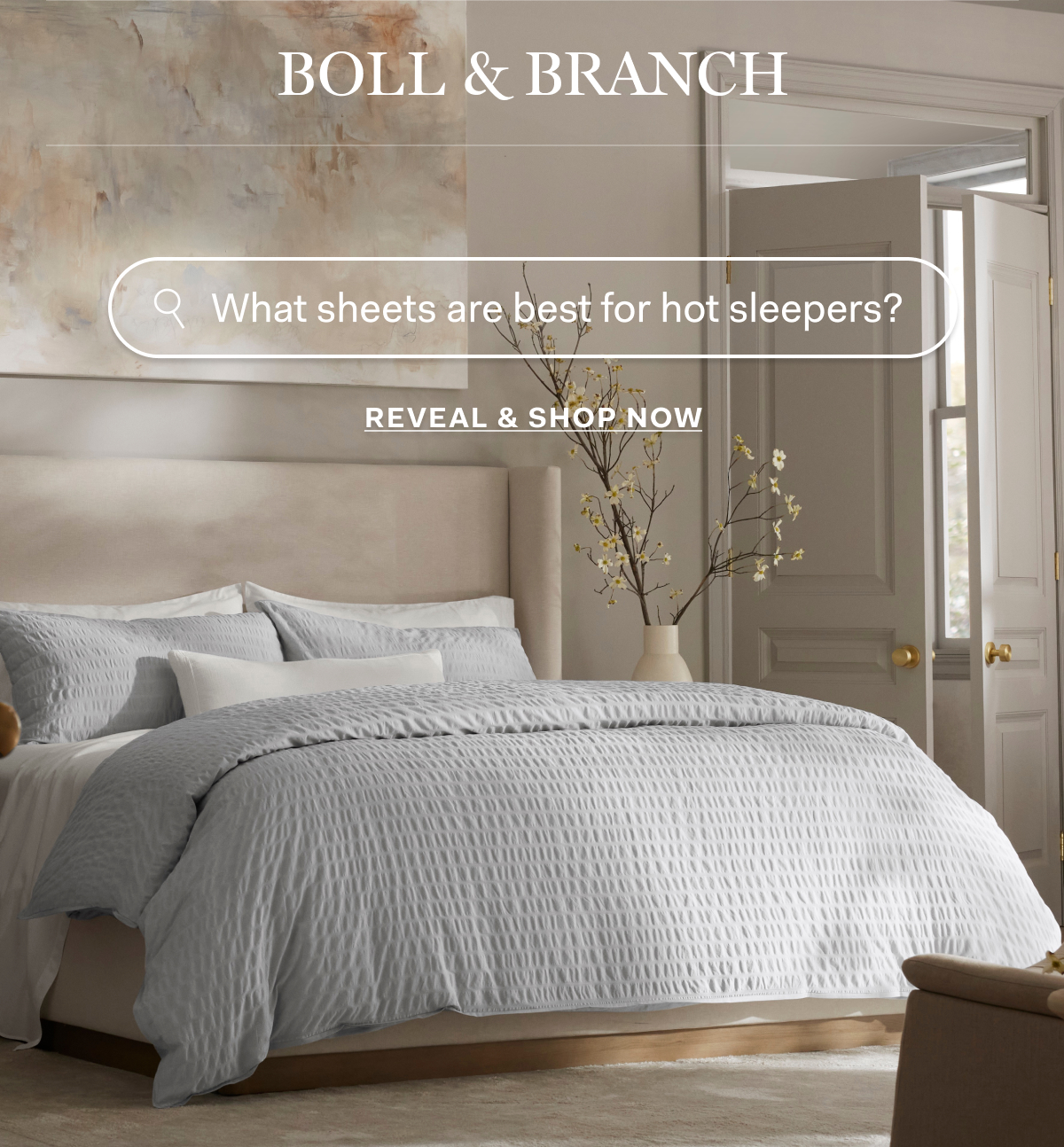 BOLL & BRANCH What sheets are the best of hot sleepers? Reveal & SHOP NOW