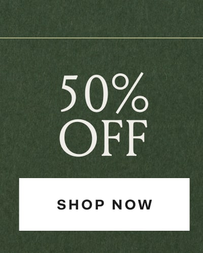 50% OFF SHOP NOW