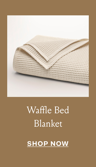 Waffle bed Blanket Shop Now
