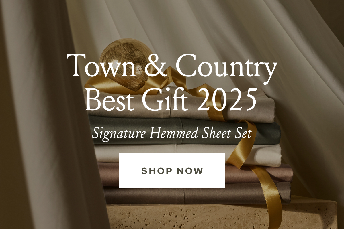 Town:& Country Best Gift 2025 Signature Hemmed Sheet Set