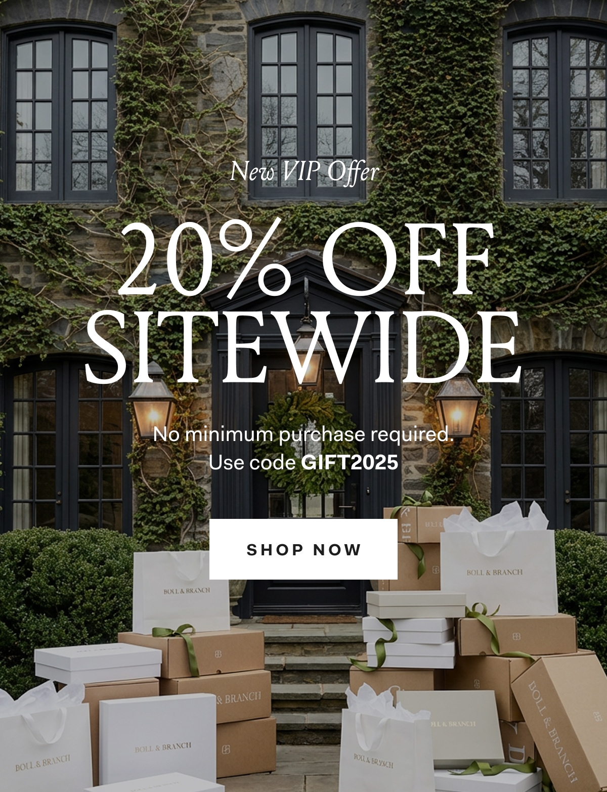 New VIP Offer 20% OFF SITEWIDE No minimum purchase required. Use code GIFT2025 SHOP NOW