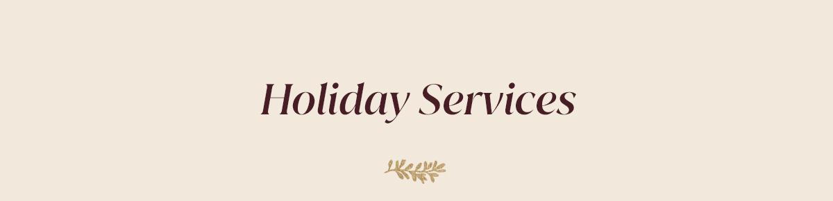 Holiday Services 