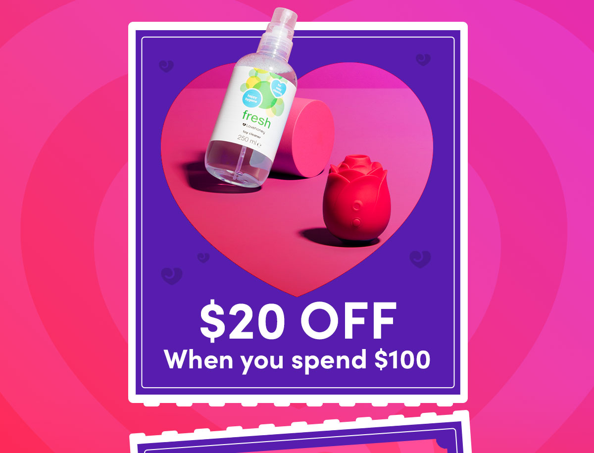 $20 off when you spend $100