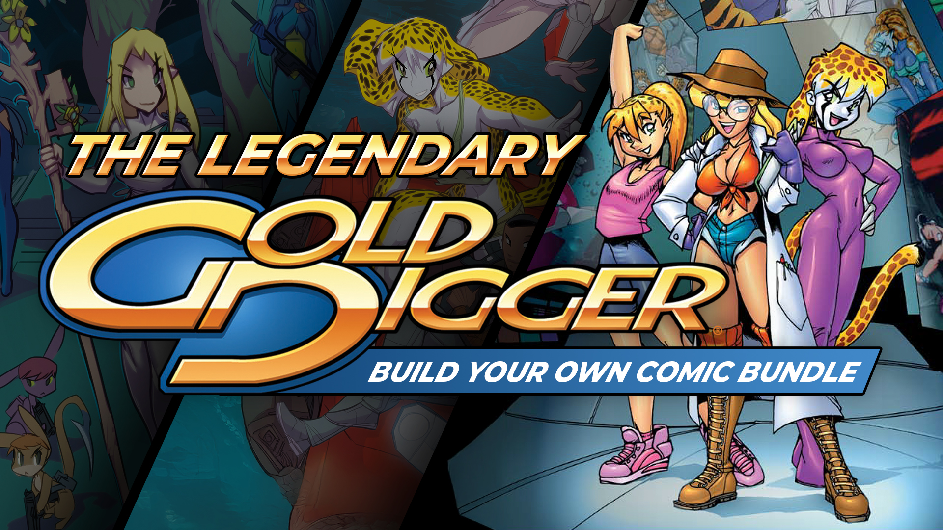 The Legendary Gold Digger Build your own Comic Bundle