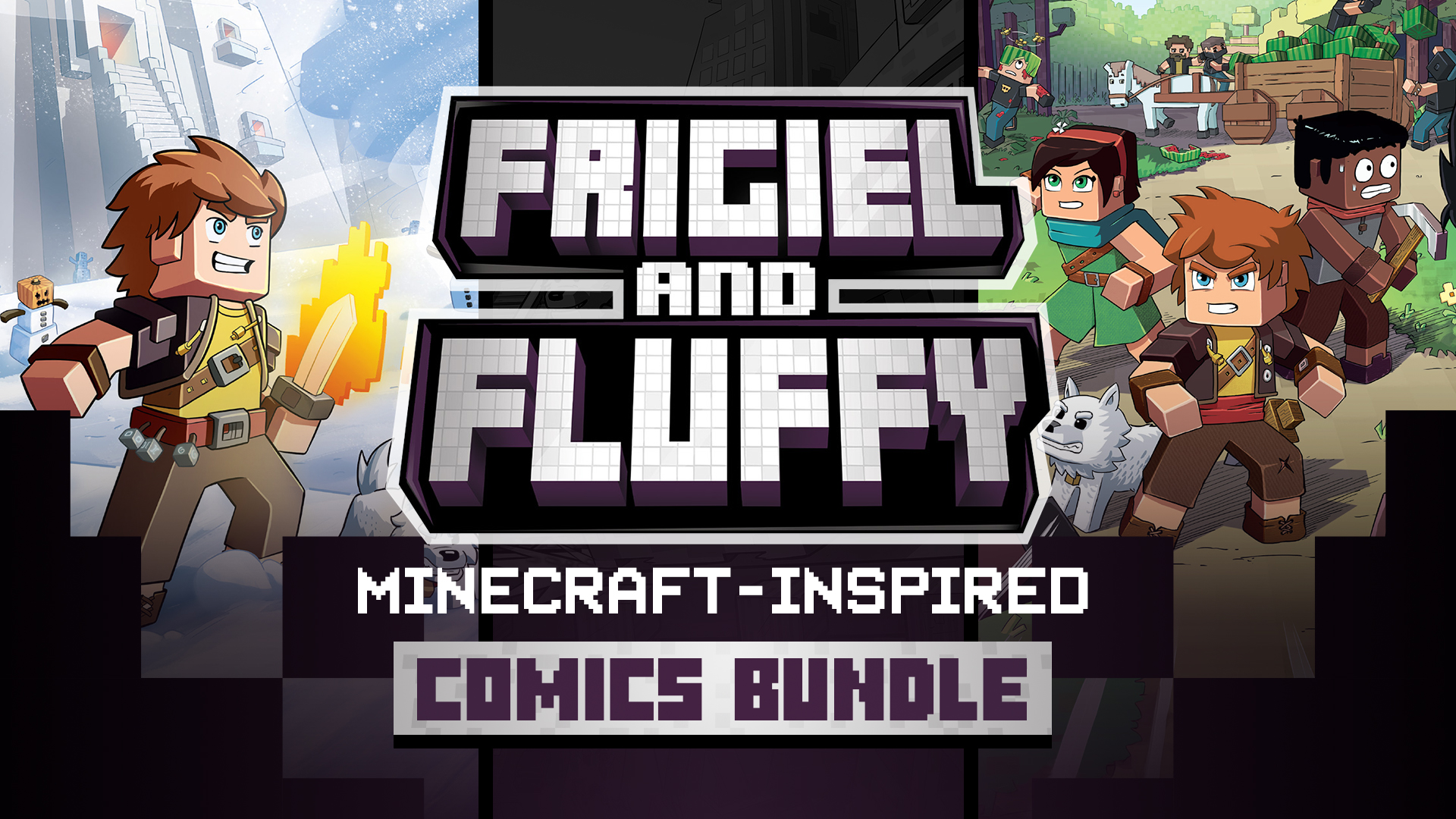 Frigiel and Fluffy Minecraft-Inspired Comics Bundle