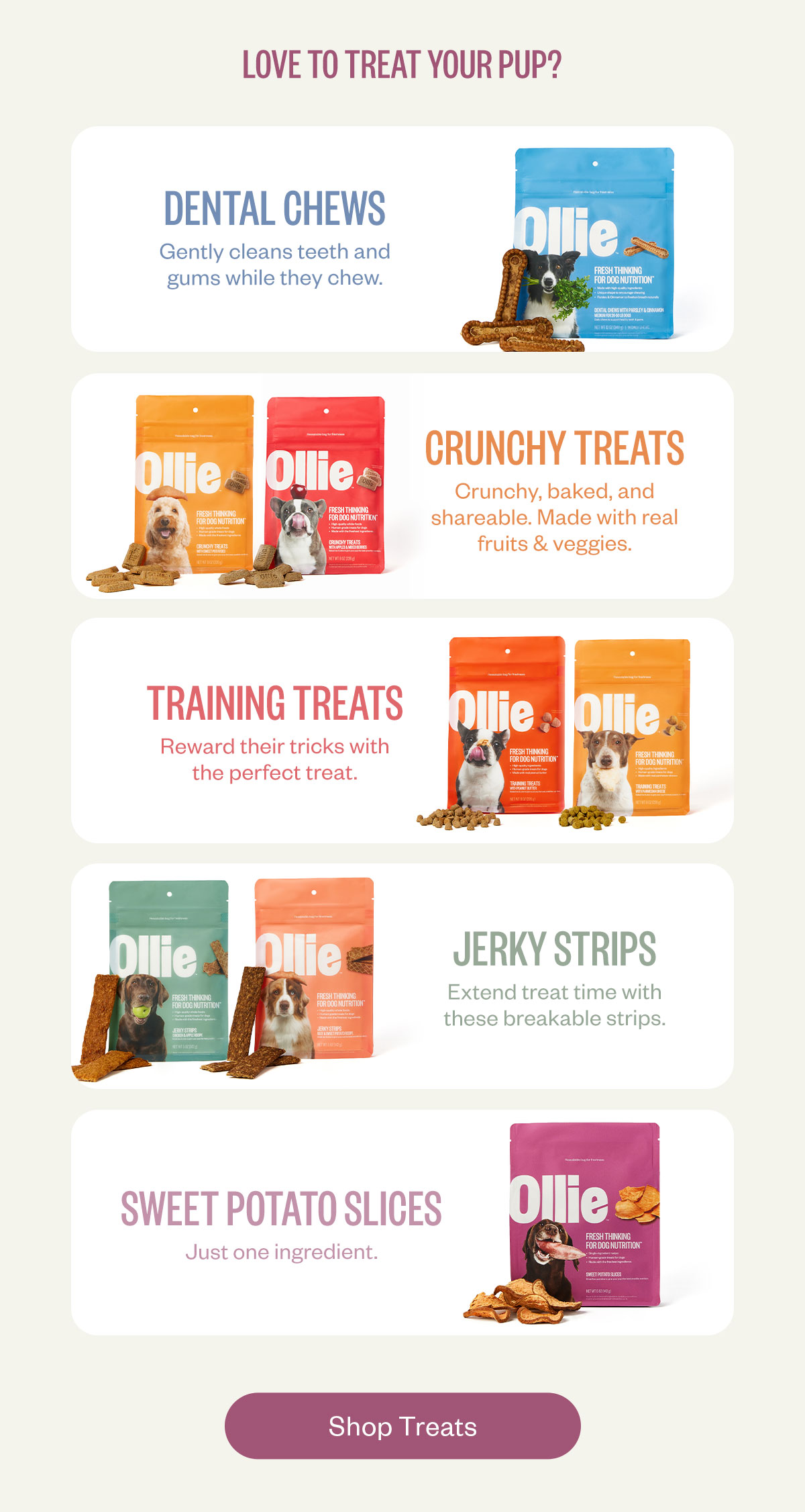 Love to treat your pup?