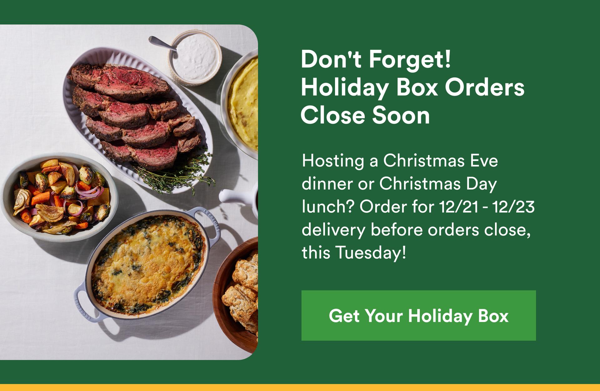 Don't Forget Your Holiday Box!