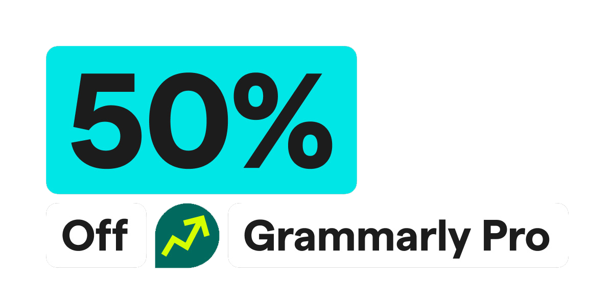 50% Off | Grammarly Pro