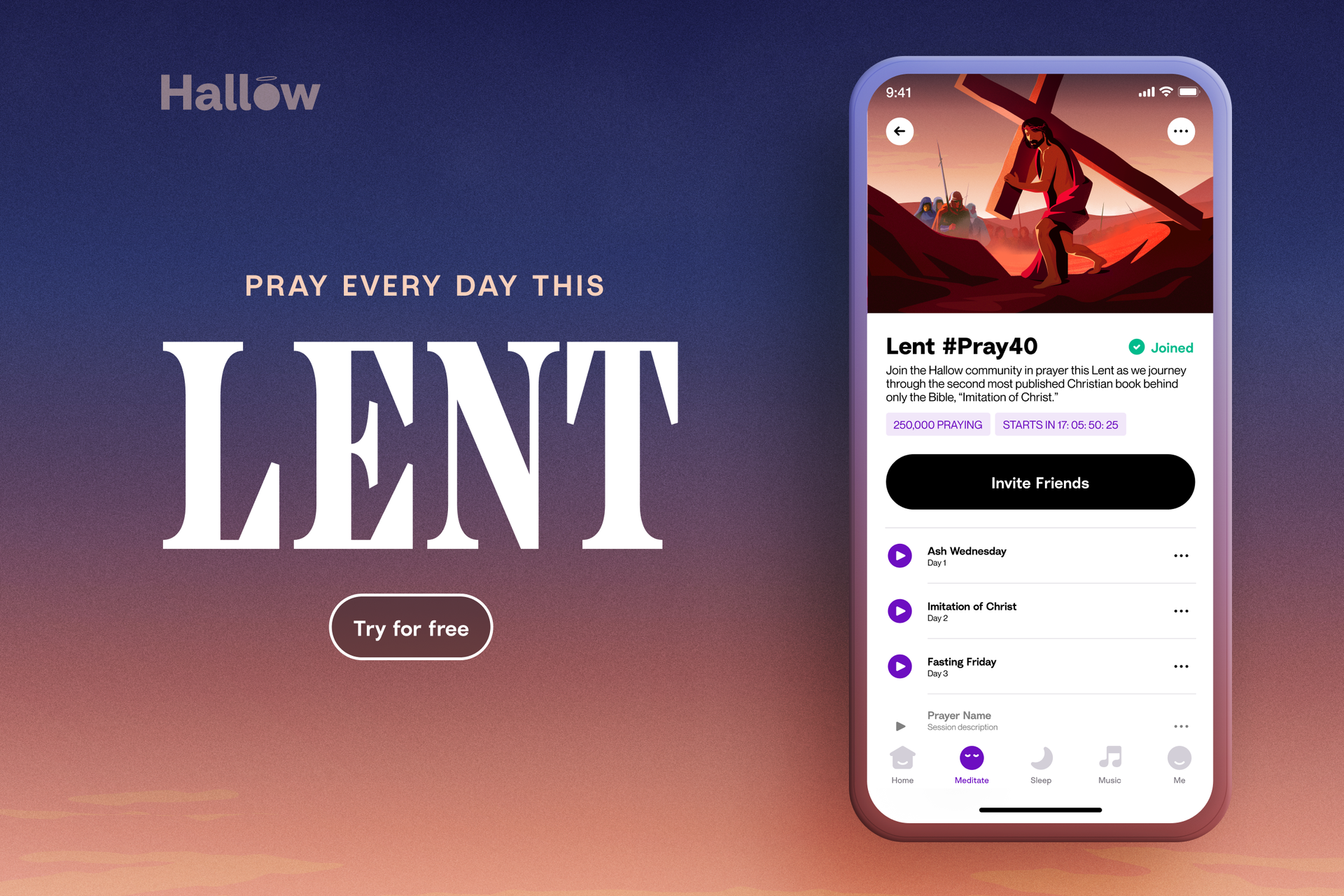 Pray every day this Lent - Try it for Free