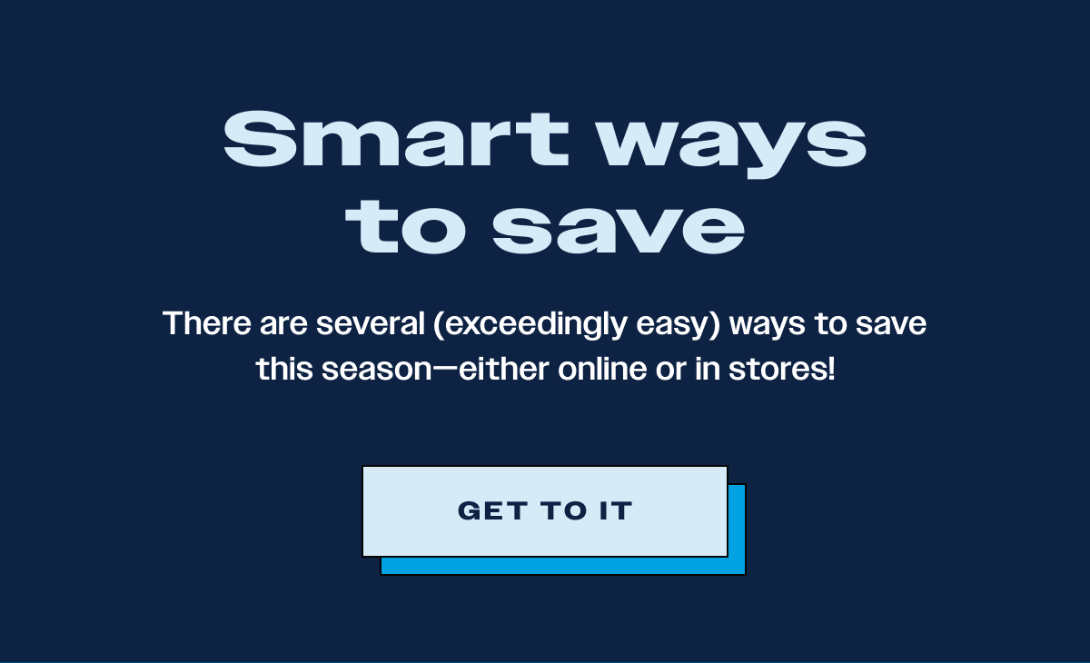 Smart ways to save