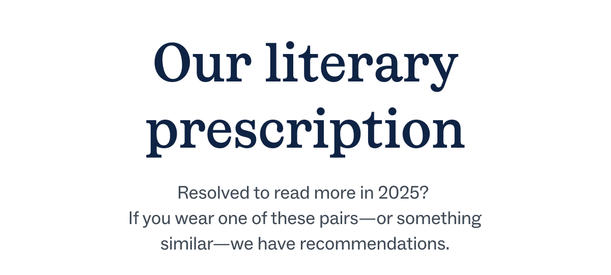 Our literary prescription