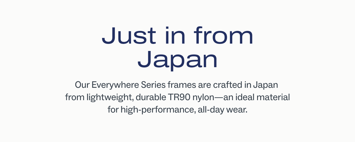 Just in from Japan