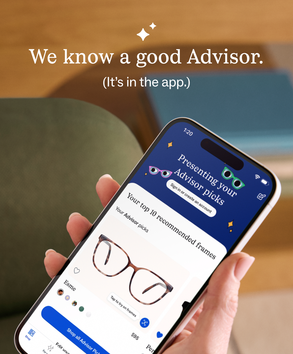 We know a good advisor