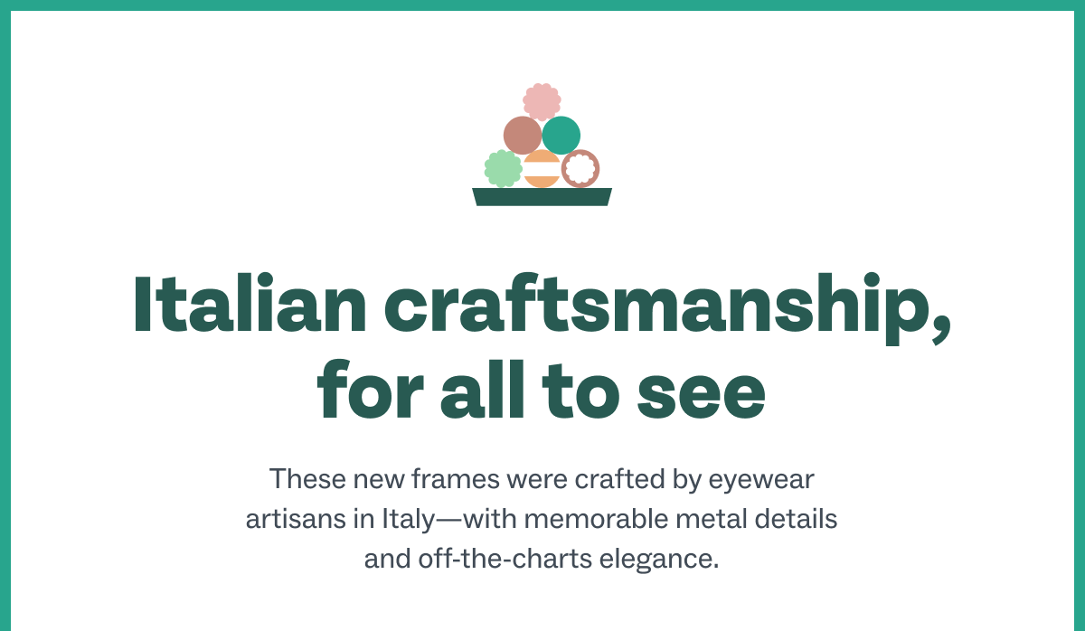Italian craftsmanship, for all to see Italian craftsmanship, for all to see