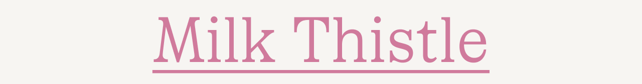 Milk Thistle