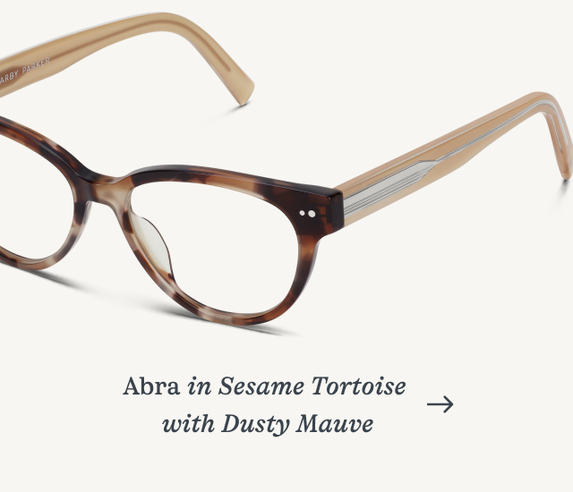 Abra in Sesame Tortoise with Dusty Mauve