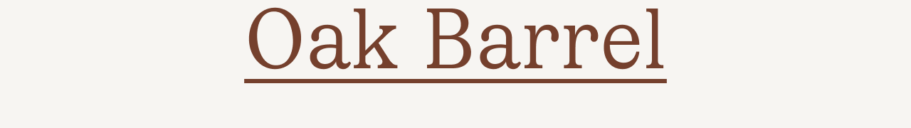 Oak Barrel
