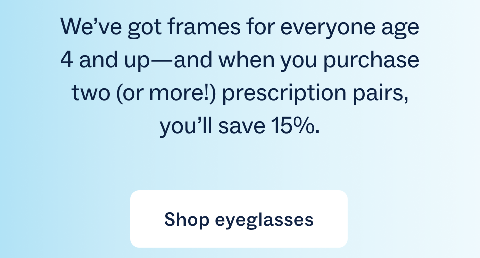 Shop eyeglasses