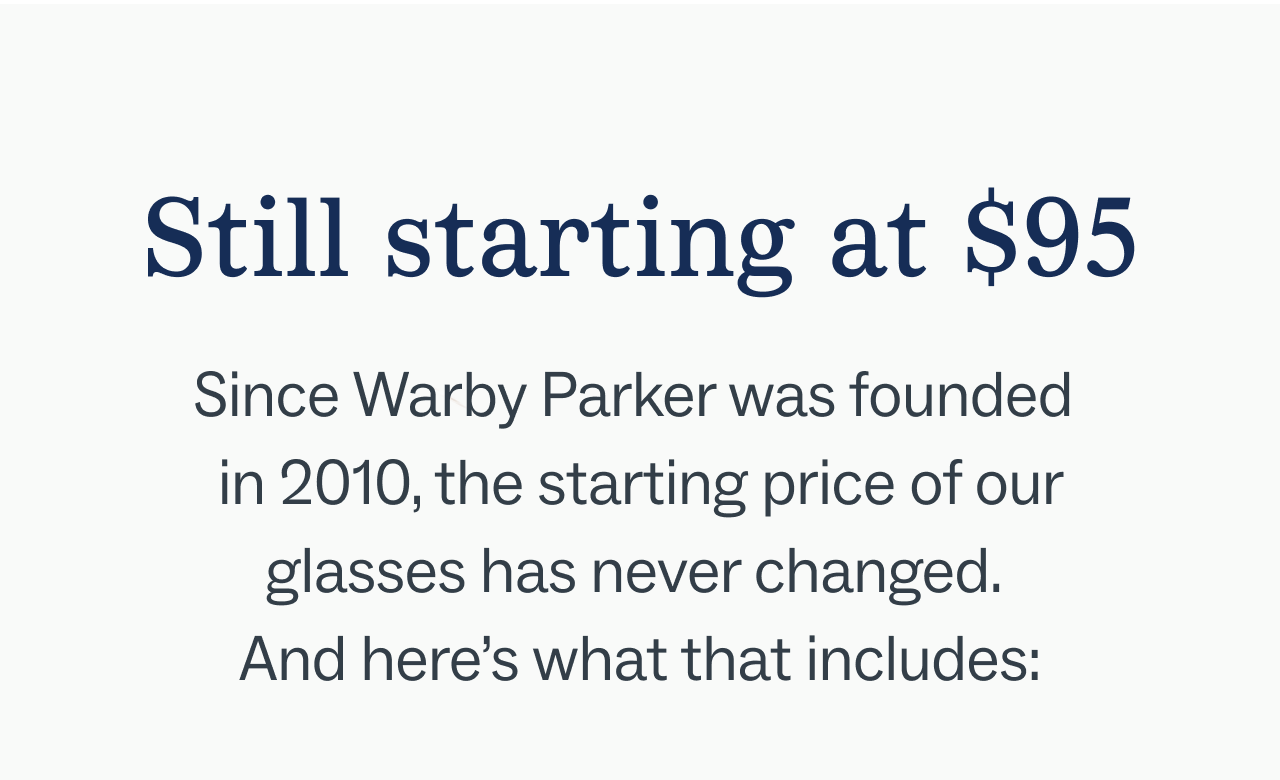 Still Starting at $95
