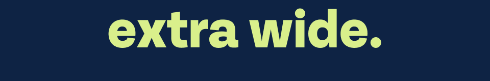 extra wide extra wide