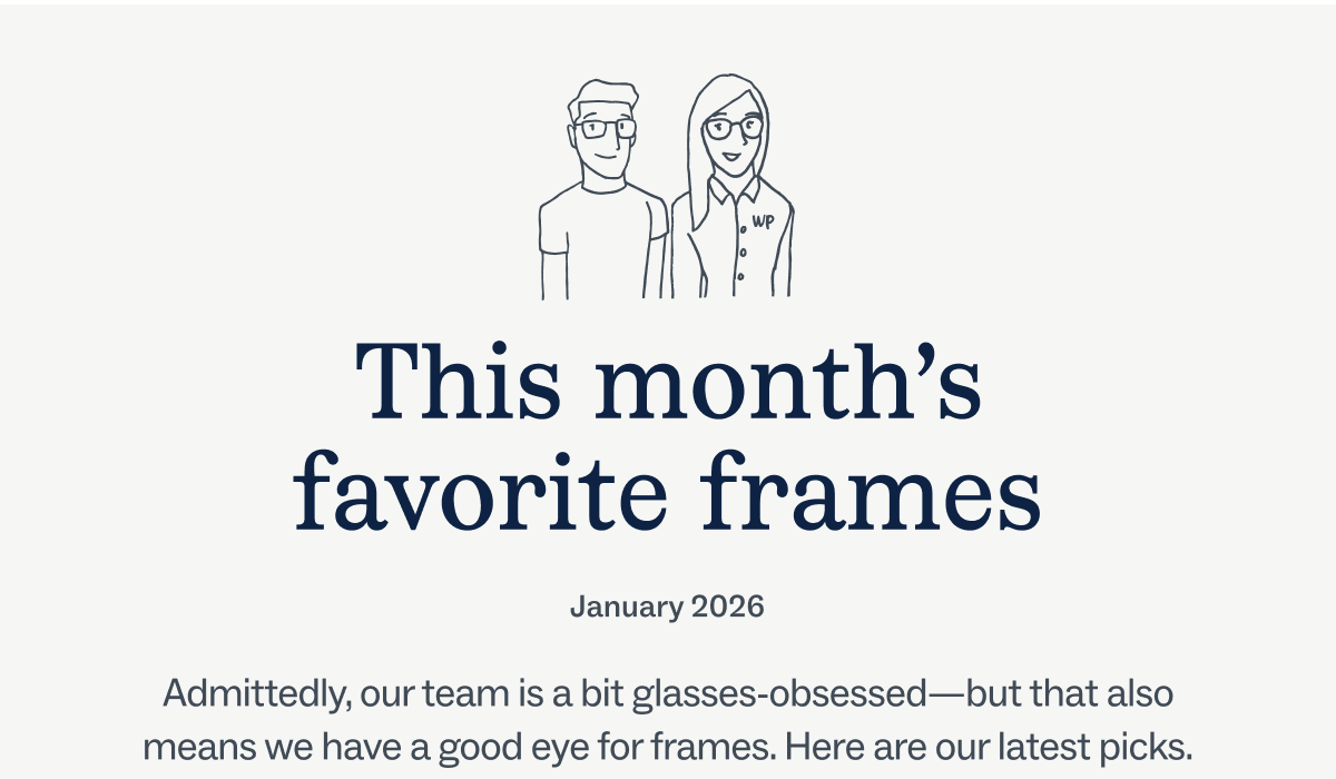 This month's favorite frames