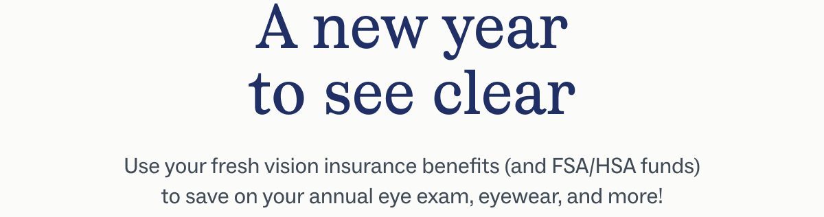 A new year to see clear