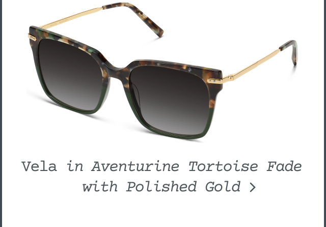 Vela in Aventurine Tortoise Fade with Polished Gold