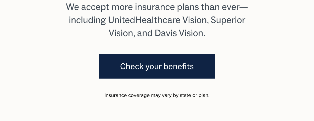 Check your benefits