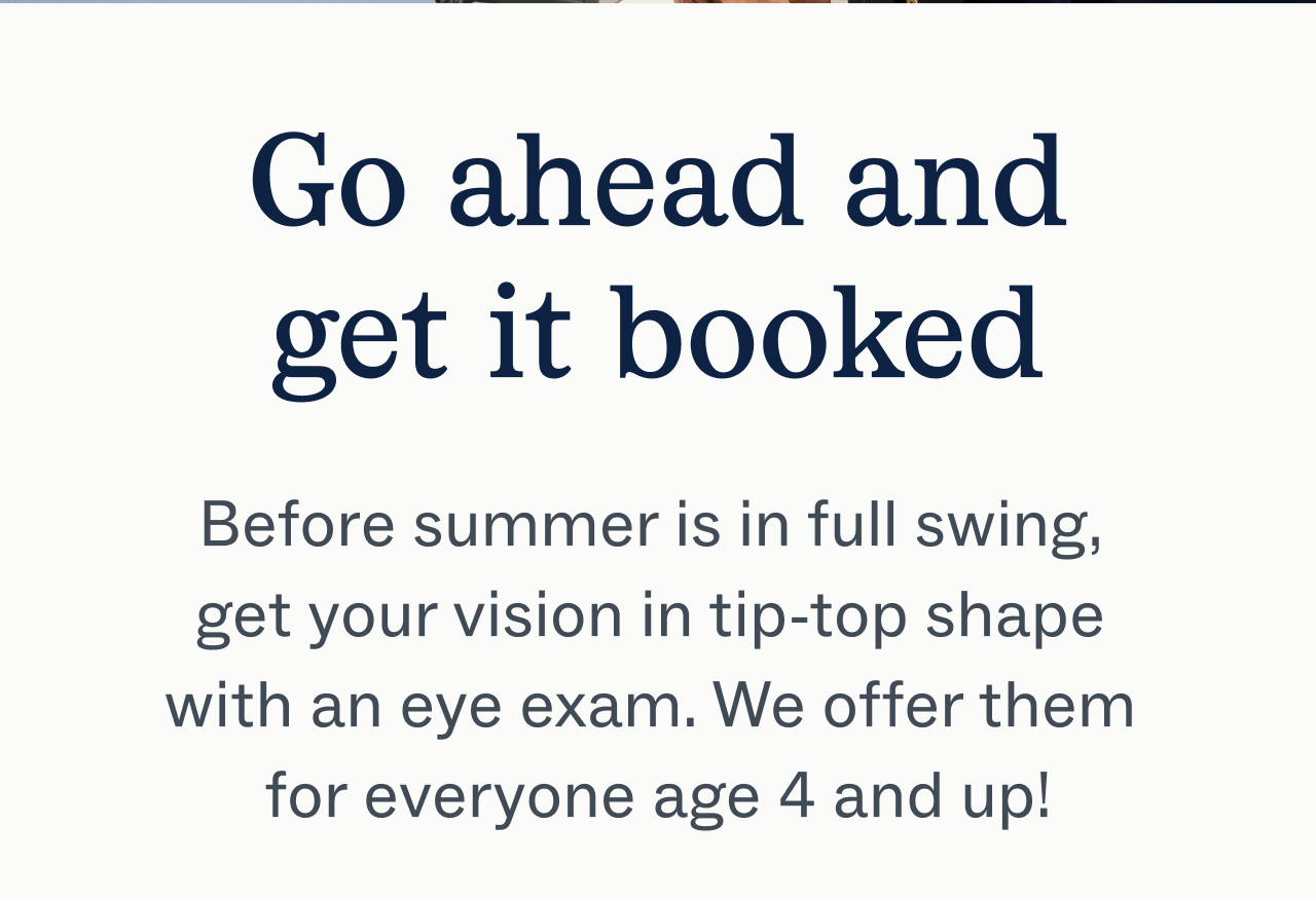 Go ahead and get it booked