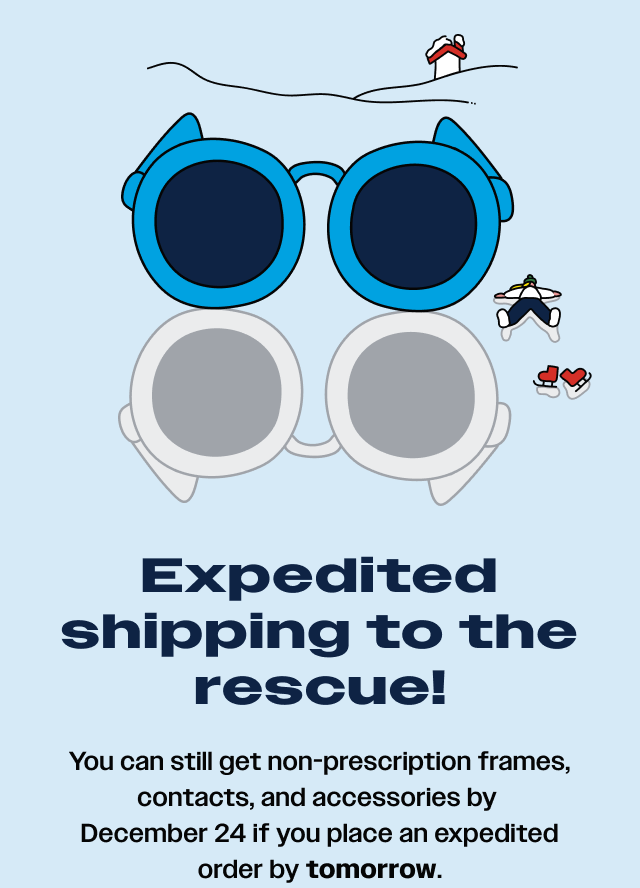 Expedited shipping to the rescue