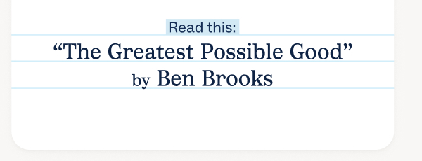 The great Possible Good