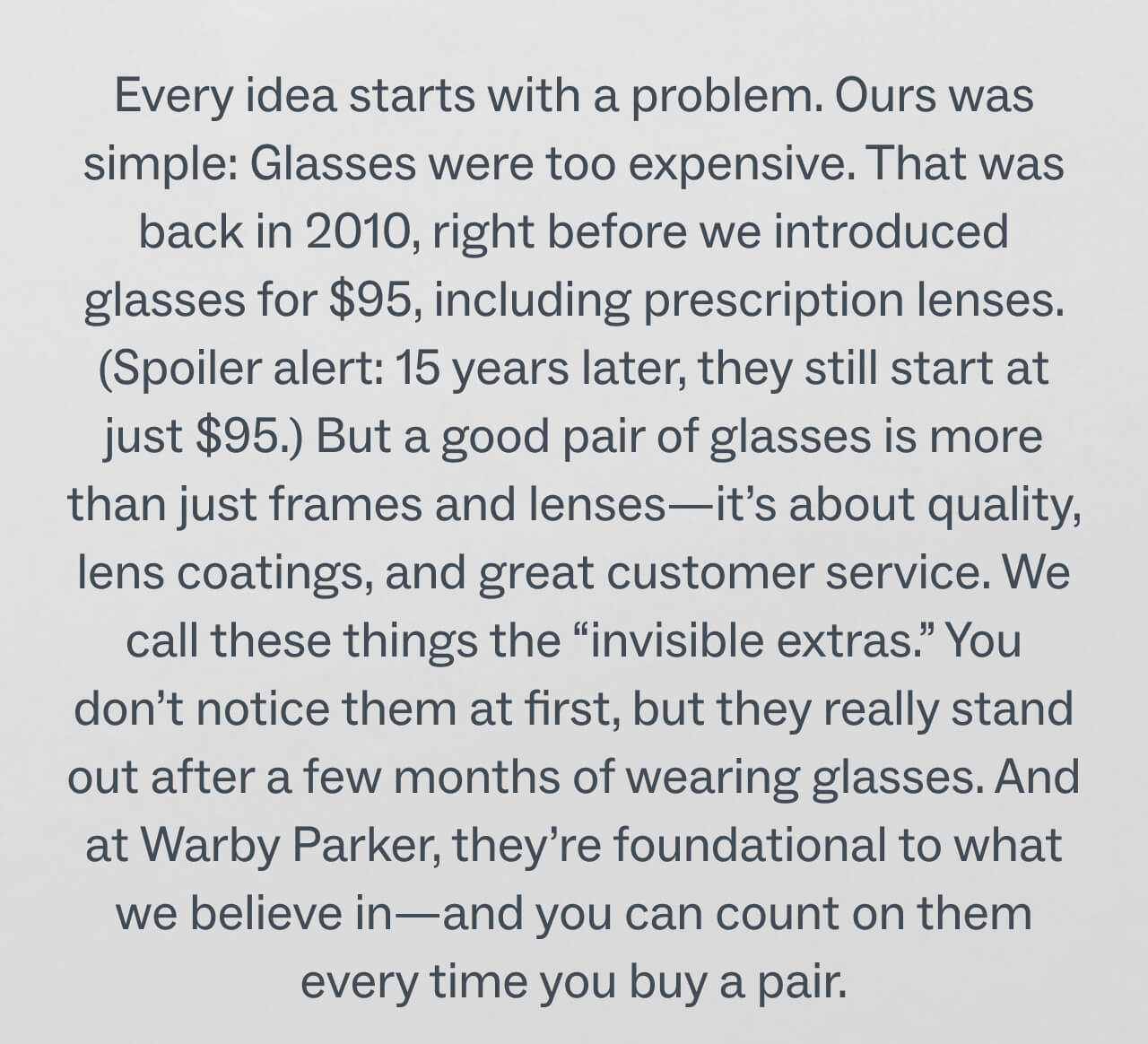 Prescription lenses