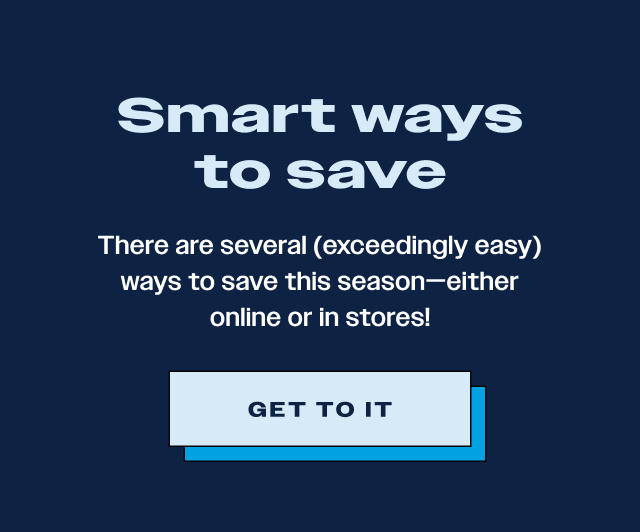 Smart ways to save