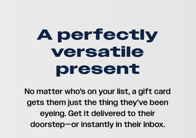 A perfectly versatile present