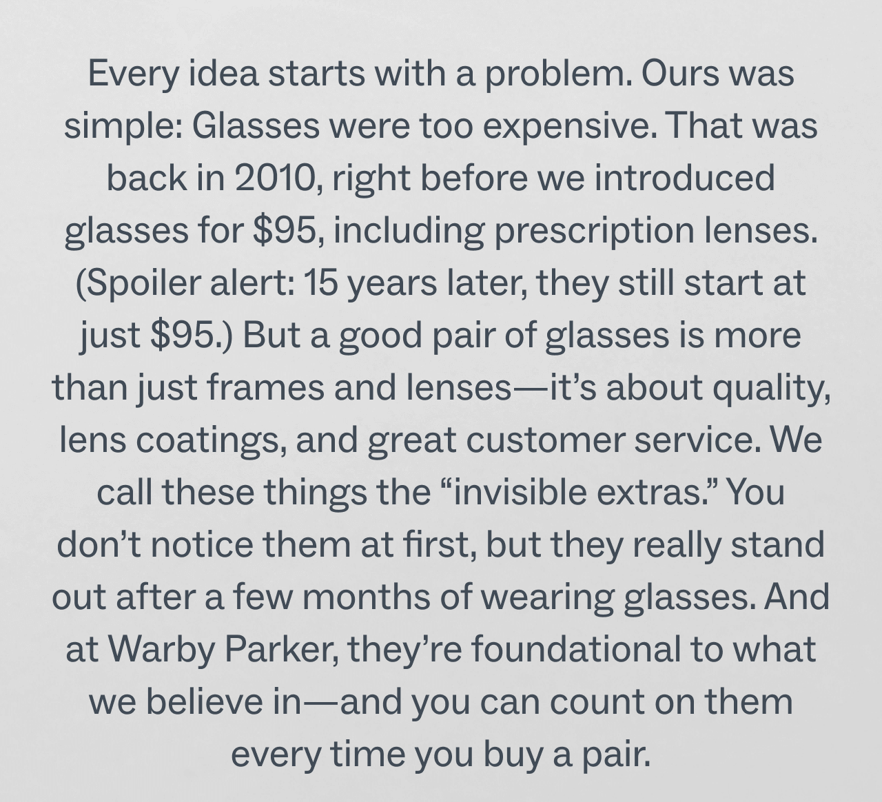 Prescription lenses