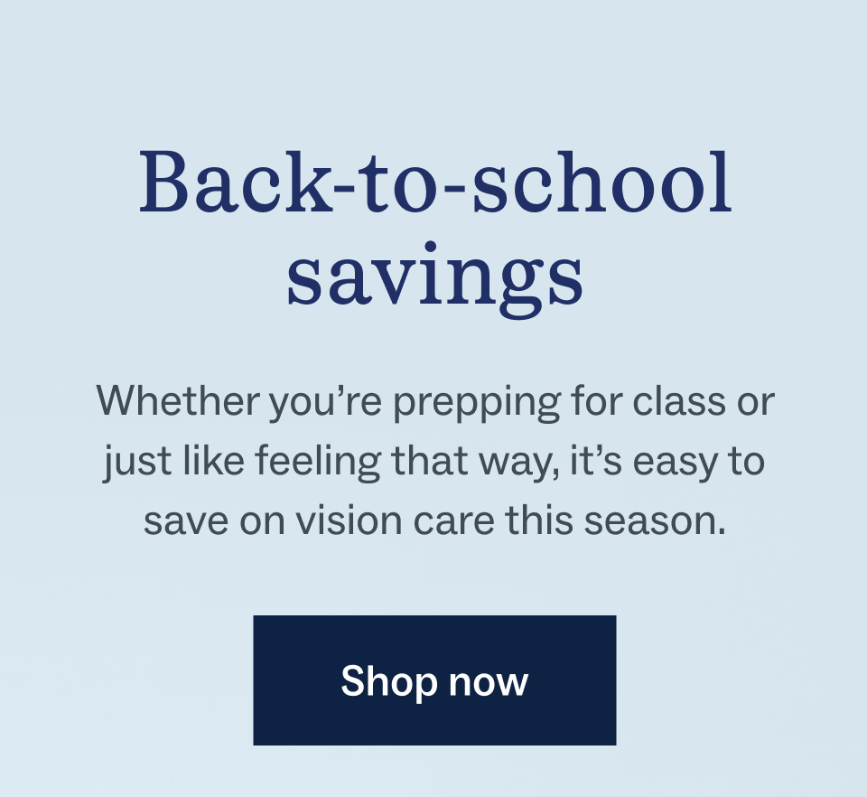 Back to school savings