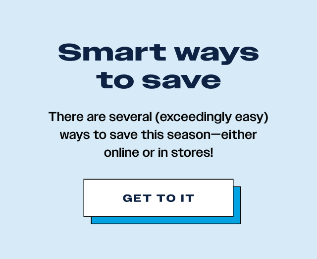 Smart ways to save