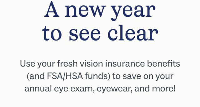 A new year to see clear