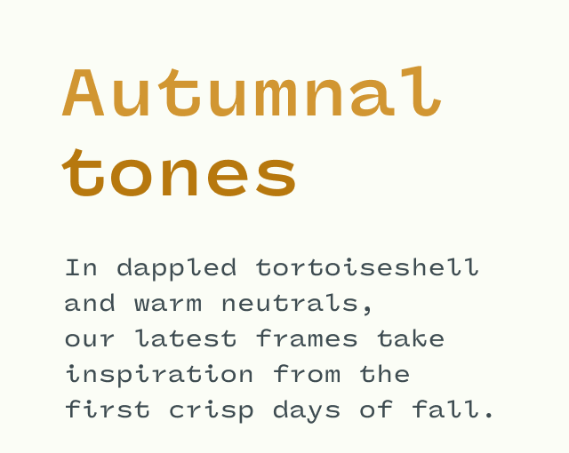 Autumnal Tones
