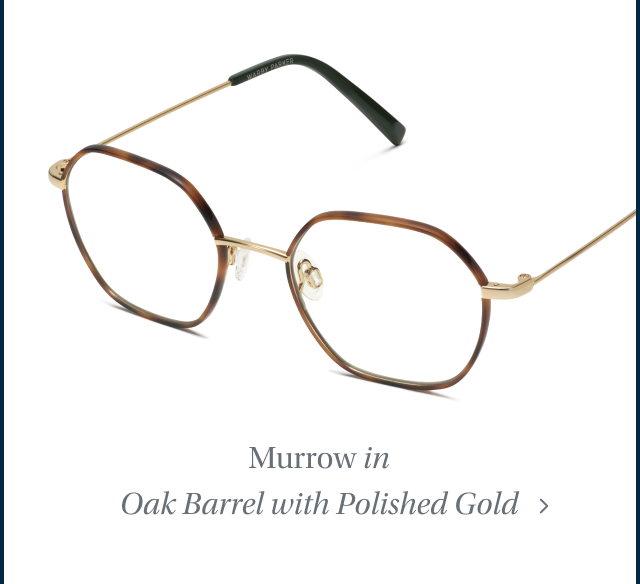 Murrow in Oak Barrel with Polished Gold