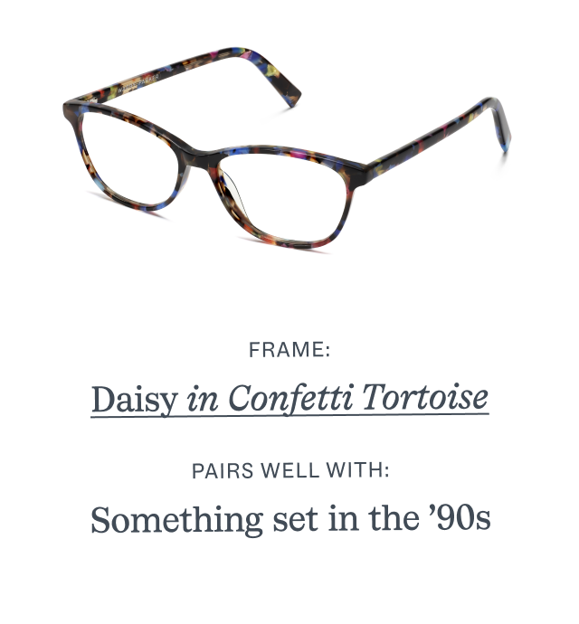 Daisy in Confetti Tortoise