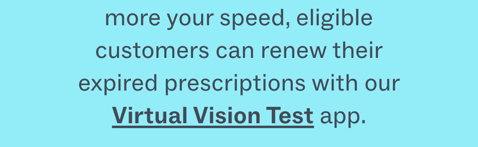 Virtual vision test