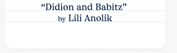 Didion and Babitz