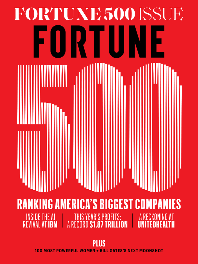 Map tiles of FORTUNE 500 company locations across America.